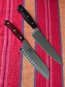 Sharp Santoku & Chef Knives
